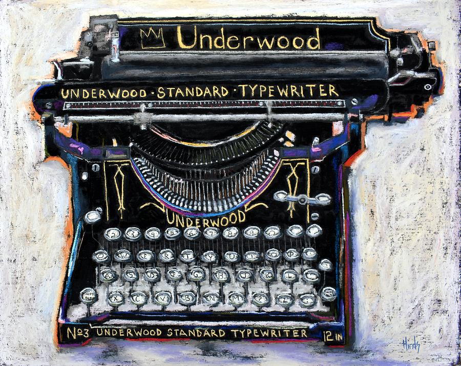 No. 3 Underwood Standard Typewriter Painting
