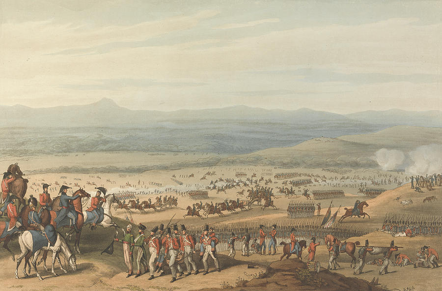 No 6 Battle of Fuontes dOuoro, 5th July 1811 Relief by Charles Turner