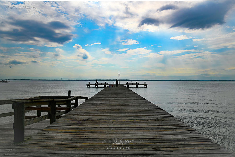 No Diving Off Dock Photograph by Michael Filloon - Fine Art America