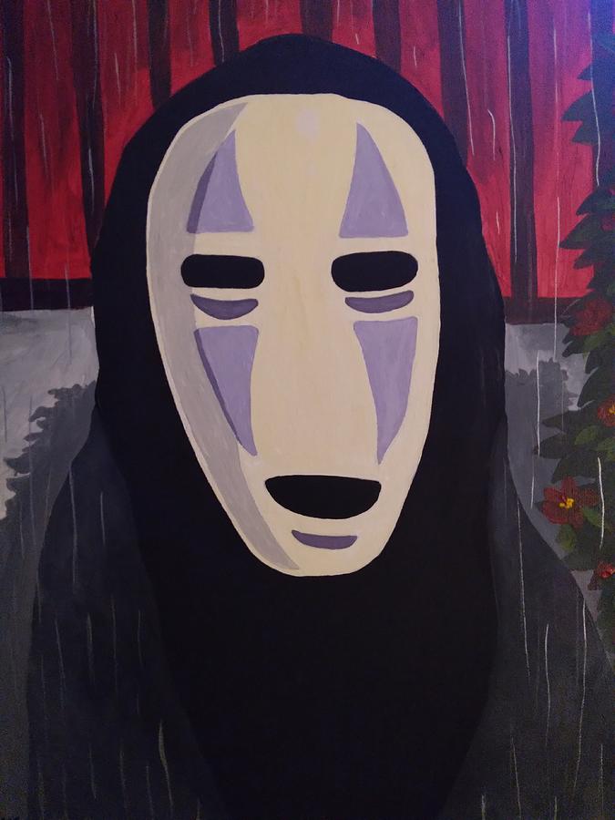 No Face fan art Painting by Kristin Couture - Pixels