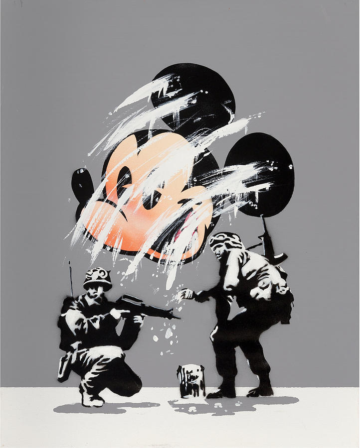 No Mickey Painting by My Banksy