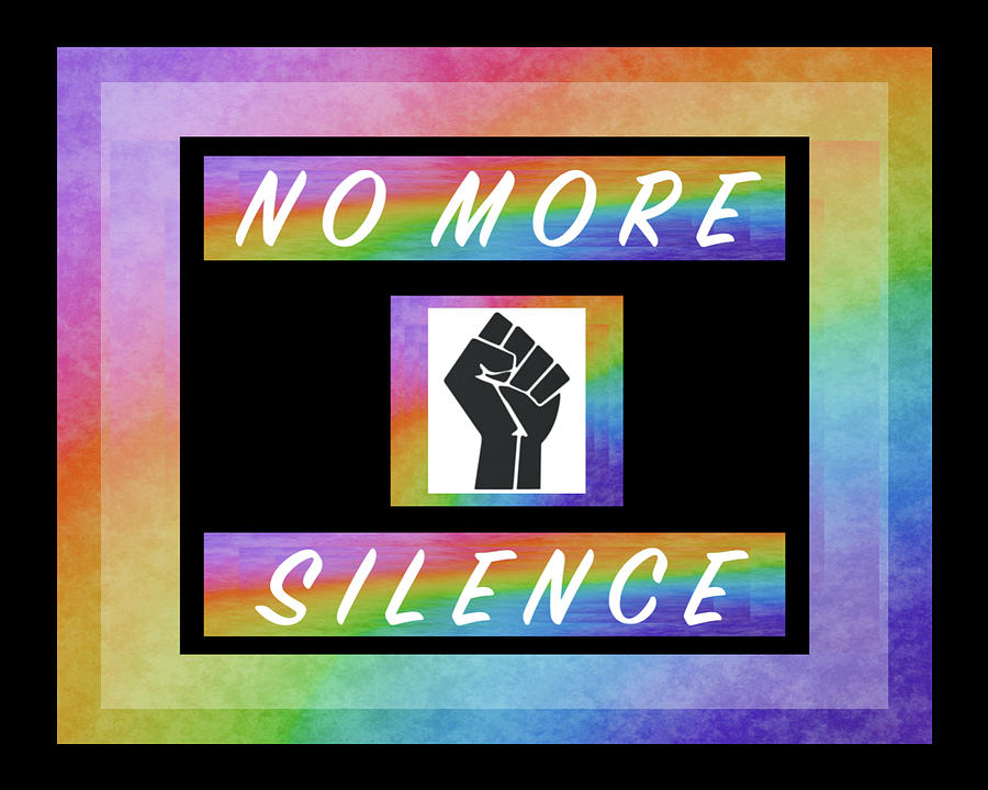 No More Silence BLM - V10 B Digital Art By Artistic Mystic - Fine Art ...