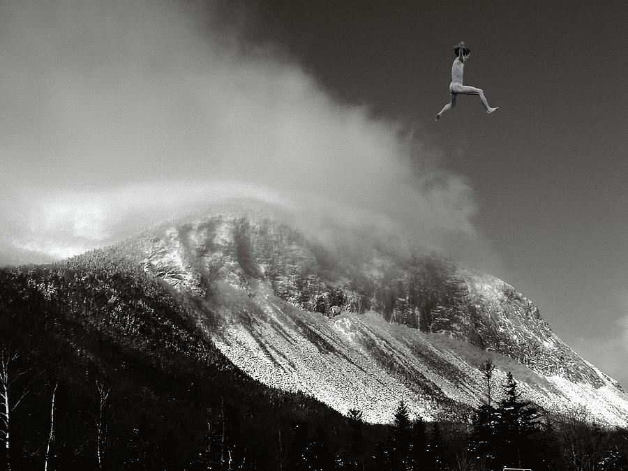 No One Could Jump Like Ed Photograph by Wayne King