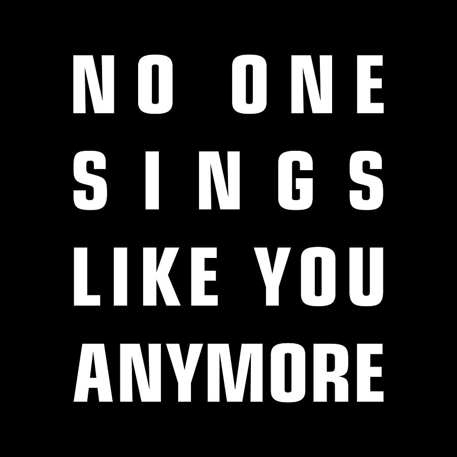 Pearl Jam Digital Art - No One Sings Like You Anymore by Luis Medeiros