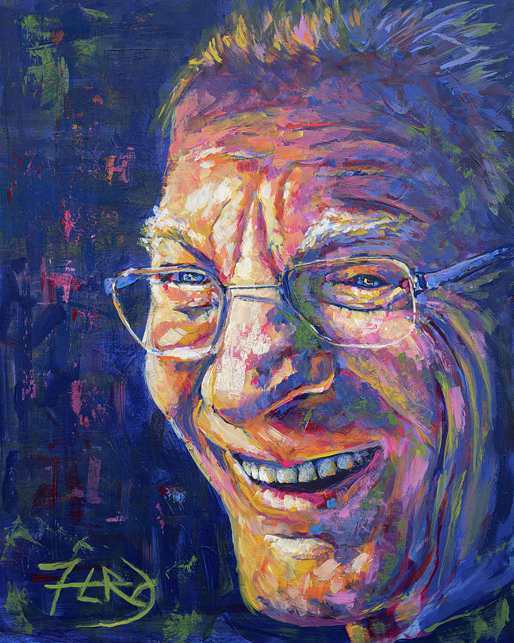 No One Wore a Shit Eatin Grin Better Than Charlie Painting by Robert FERD Frank