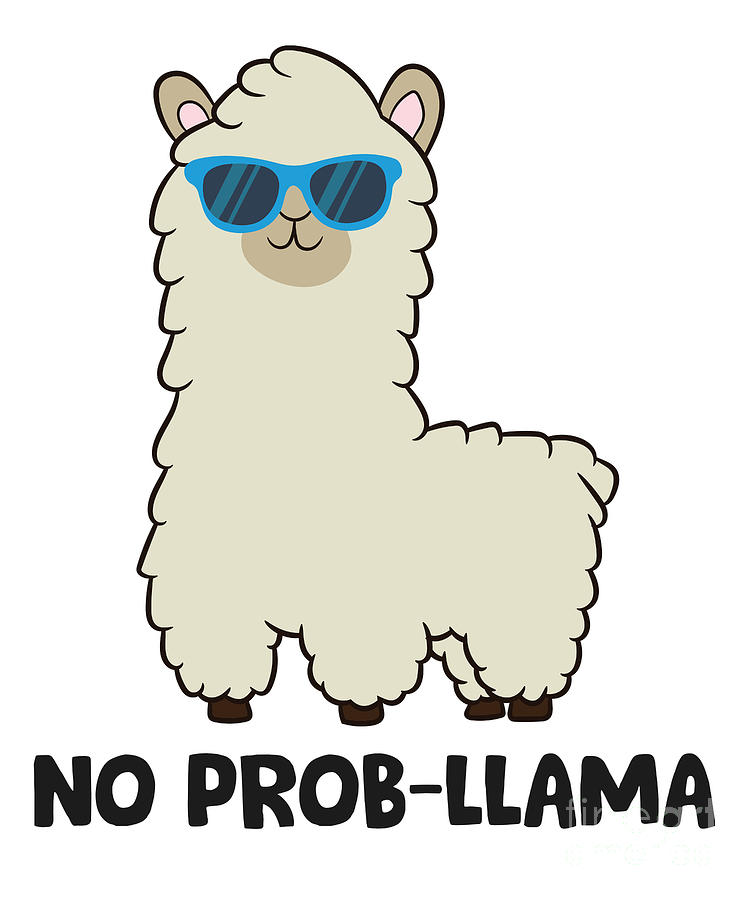 No Prob-LLama Alpaca No Probllama Prob Llama Tapestry - Textile by EQ ...