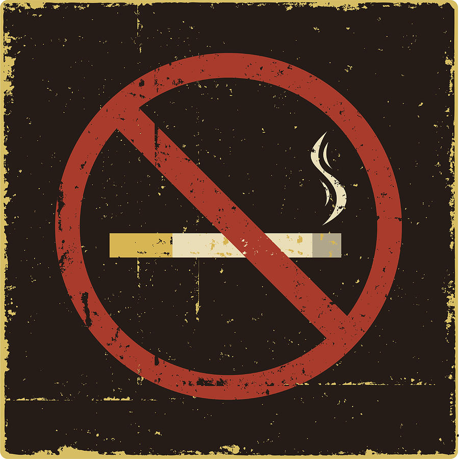 No Smoking Sign Drawing by Quisp65