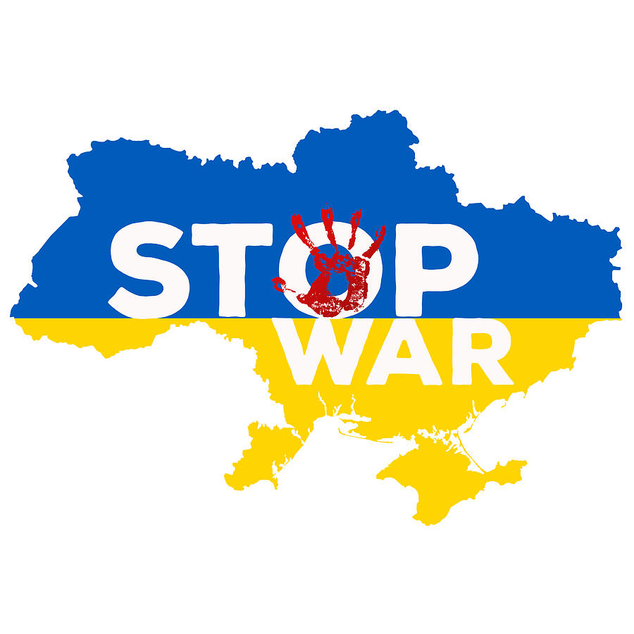 No to War in Ukraine Digital Art by Ahmet Asar - Fine Art America