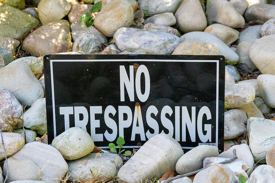 No Trespassing Photograph