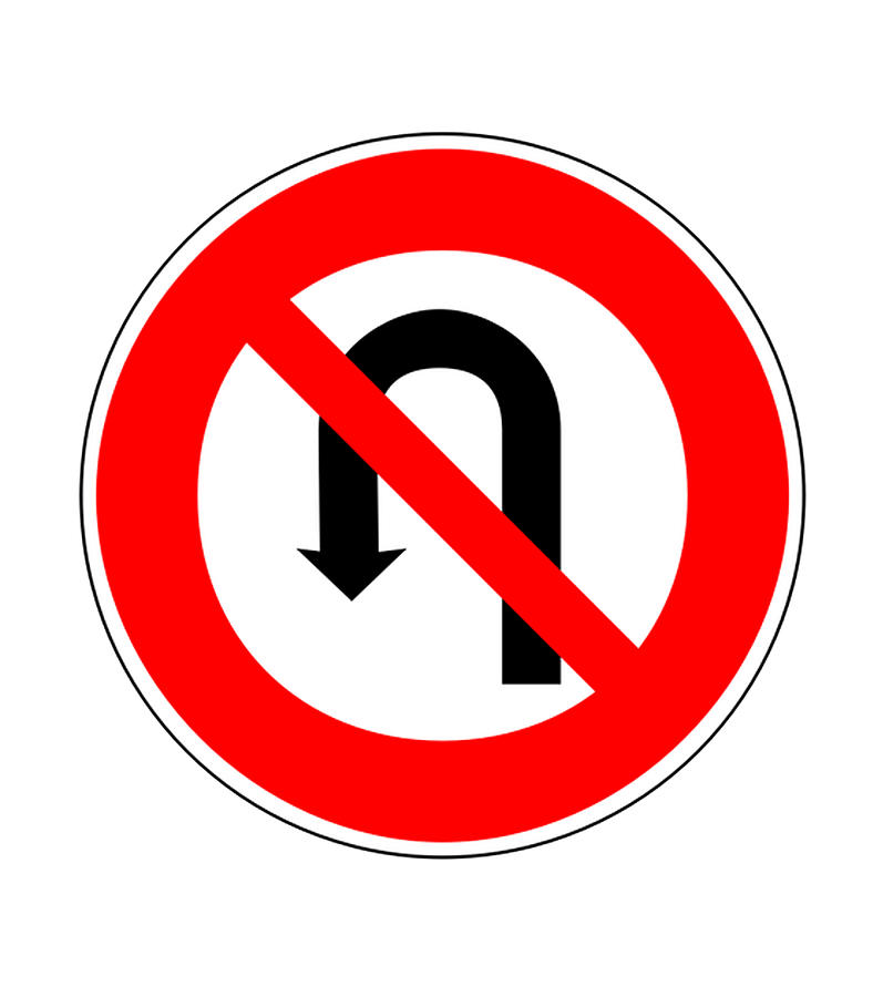 prohibitory road signs