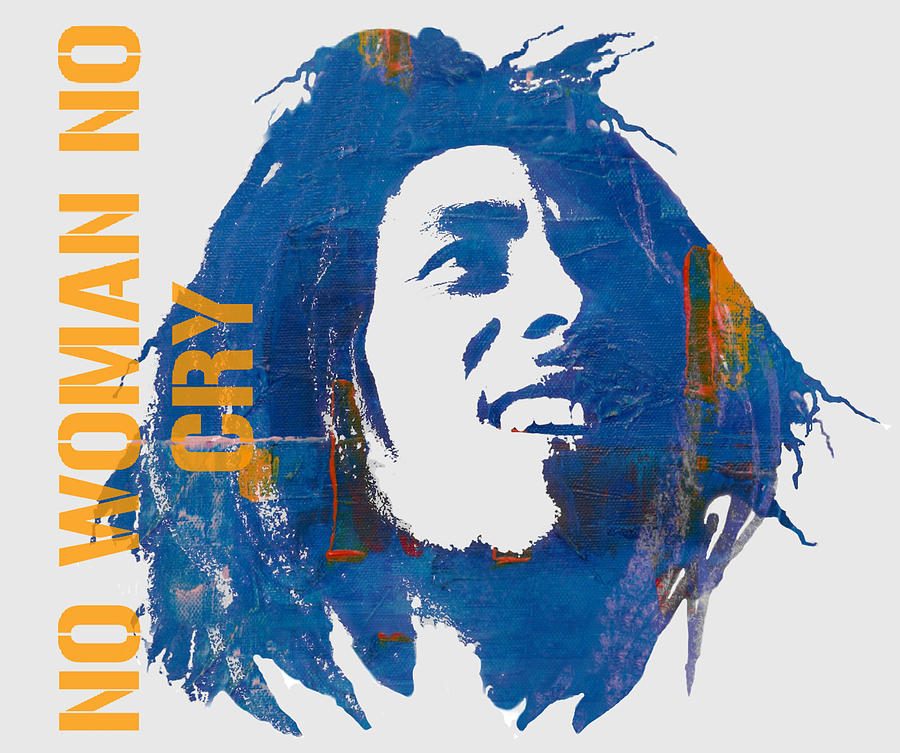 Bob Marley Mixed Media - No Woman No Cry - Bob Marley by Paul Lovering