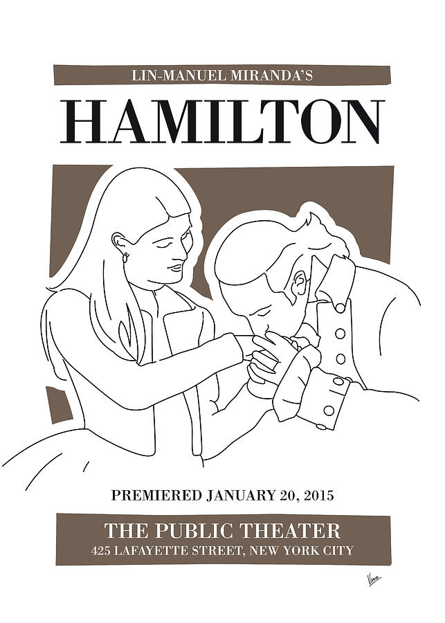 Hamilton Digital Art - No003 MY Hamilton musical poster by Chungkong Art Hamilton Digital Art - No003 MY Hamilton musical poster by Chungkong Art
