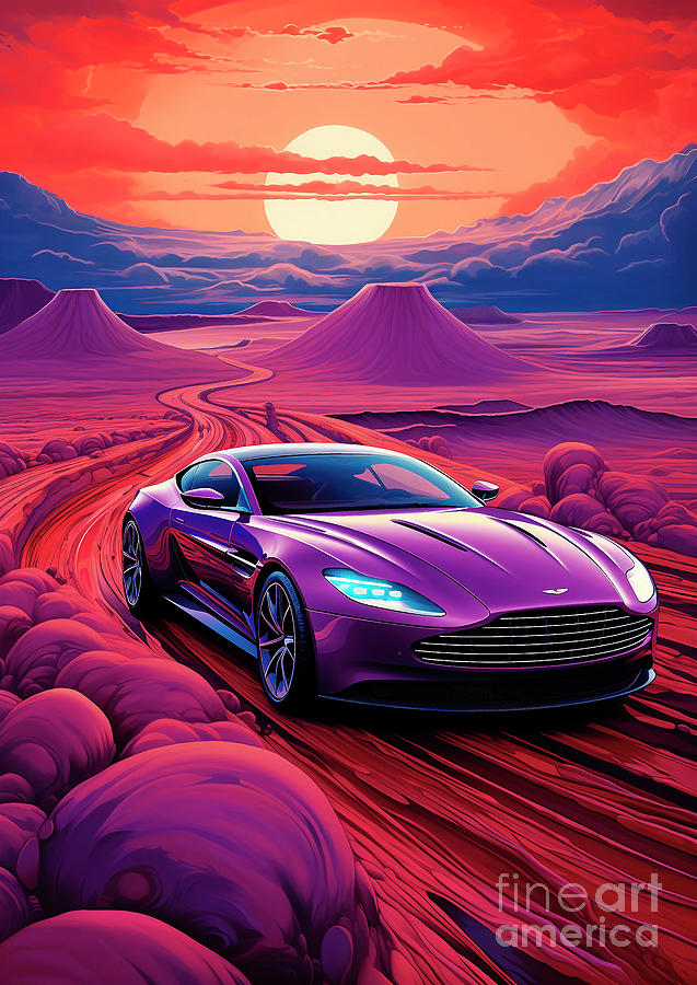 No00591 Aston Martin Virage Drawing