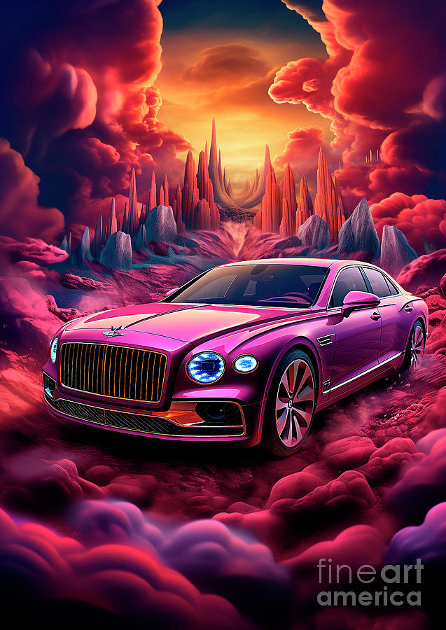 No00663 Bentley Flying Spur Drawing
