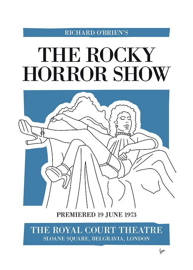 No043 MY The Rocky Horror Show musical poster Digital Art by Chungkong Art