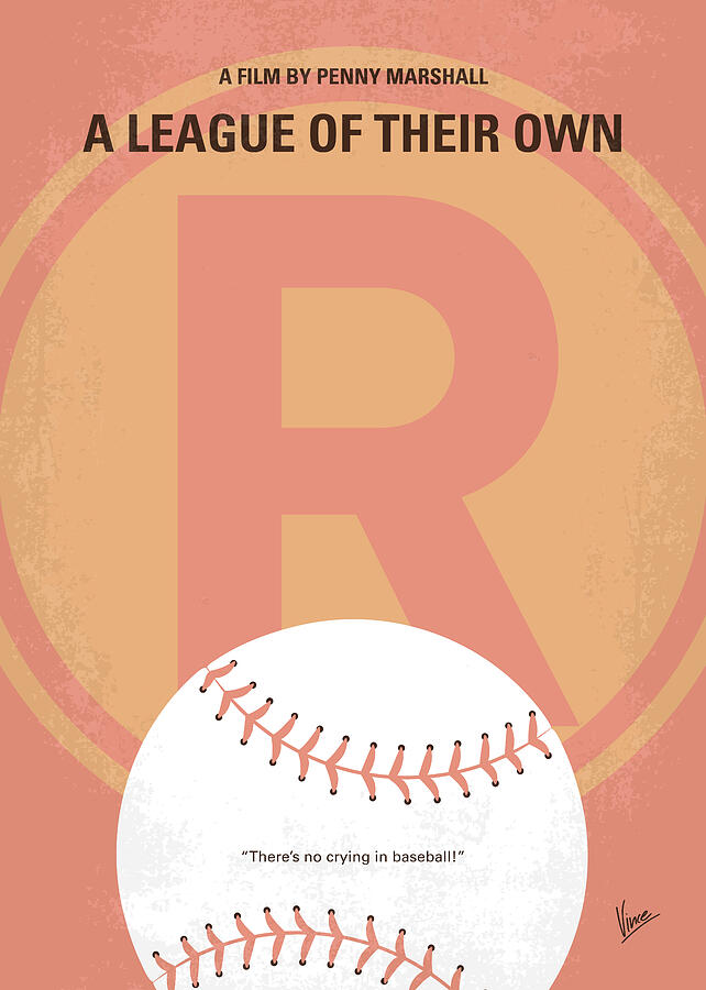 Madonna Digital Art - No1133 My A League of their Own minimal movie poster by Chungkong Art