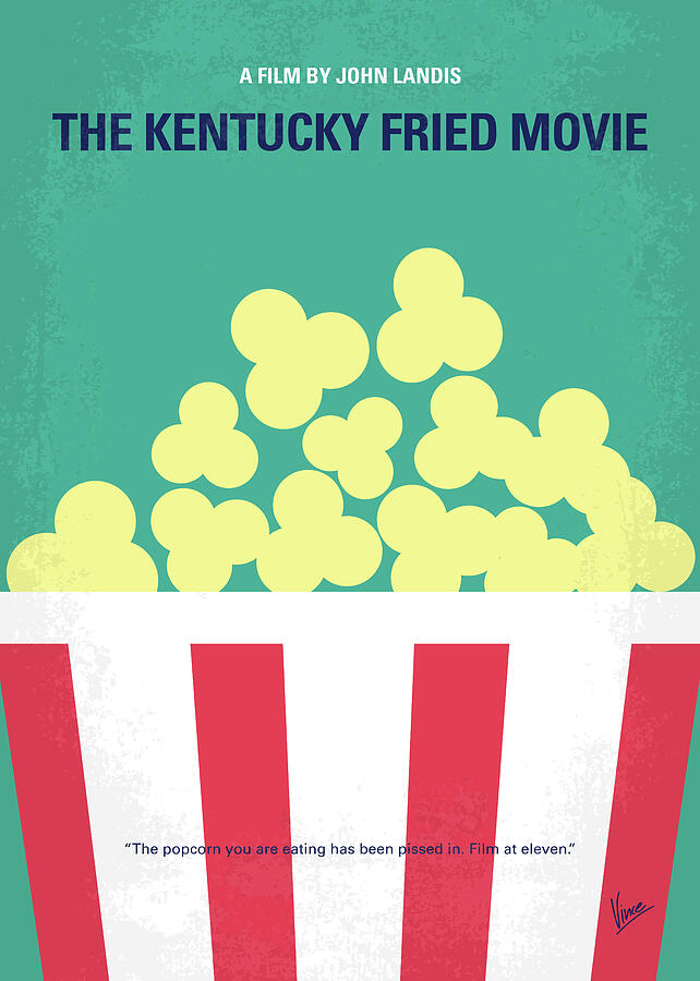 No1157 My The Kentucky Fried Movie minimal movie poster Digital Art by Chungkong Art