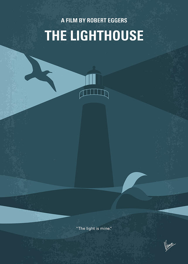 The Digital Art - No1183 My The Lighthouse minimal movie poster by Chungkong Art