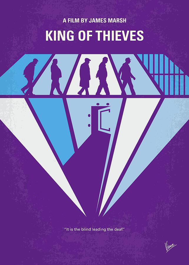 No1190 My King of Thieves minimal movie poster Photograph by Chungkong Art
