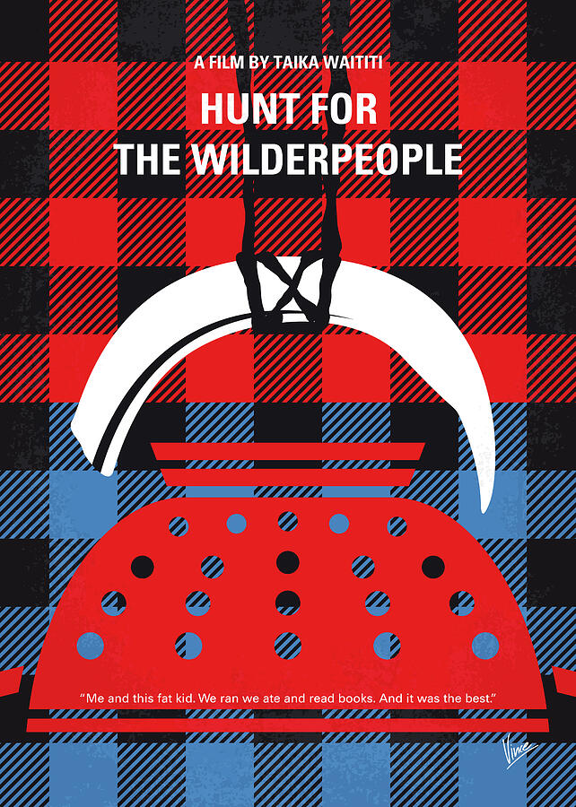No1193 My Hunt For The Wilderpeople minimal movie poster Digital Art by Chungkong Art