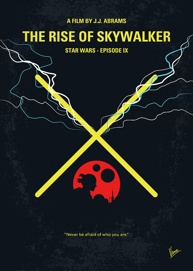 No1197 My STAR WARS Episode IX The Rise of Skywalker minimal movie poster Digital Art by Chungkong Art