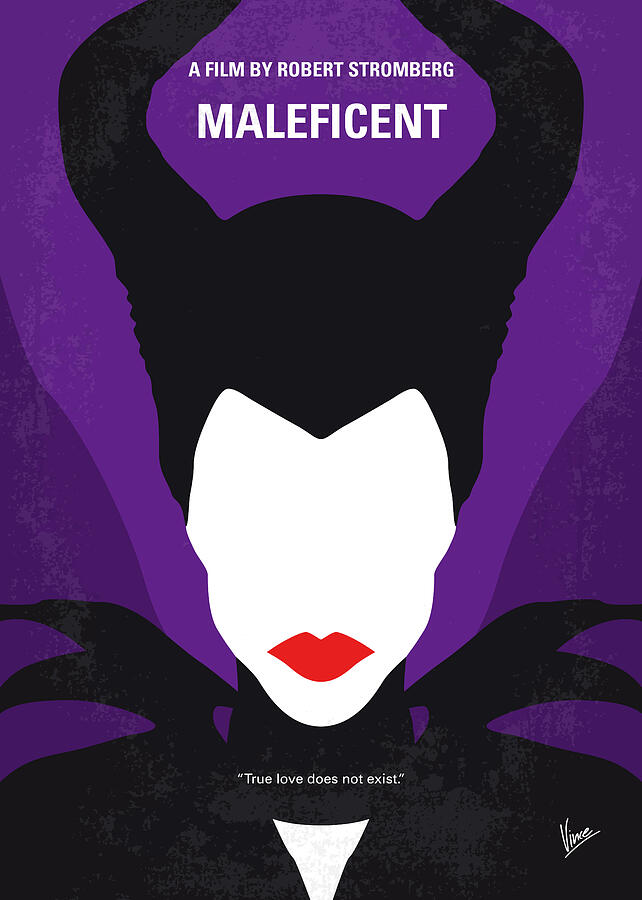 No1198 My Maleficent minimal movie poster Digital Art by Chungkong Art