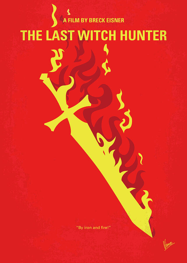No1217 My The Last Witch Hunter minimal movie poster Digital Art by Chungkong Art