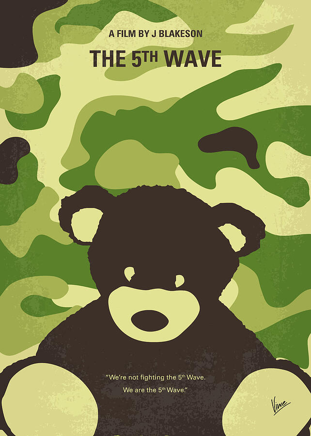 Alien Digital Art - No1243 My The 5th Wave minimal movie poster by Chungkong Art