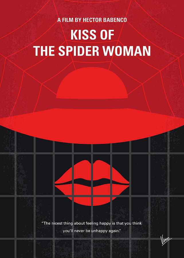 No1259 My Kiss of the Spider Woman minimal movie poster Digital Art by Chungkong Art