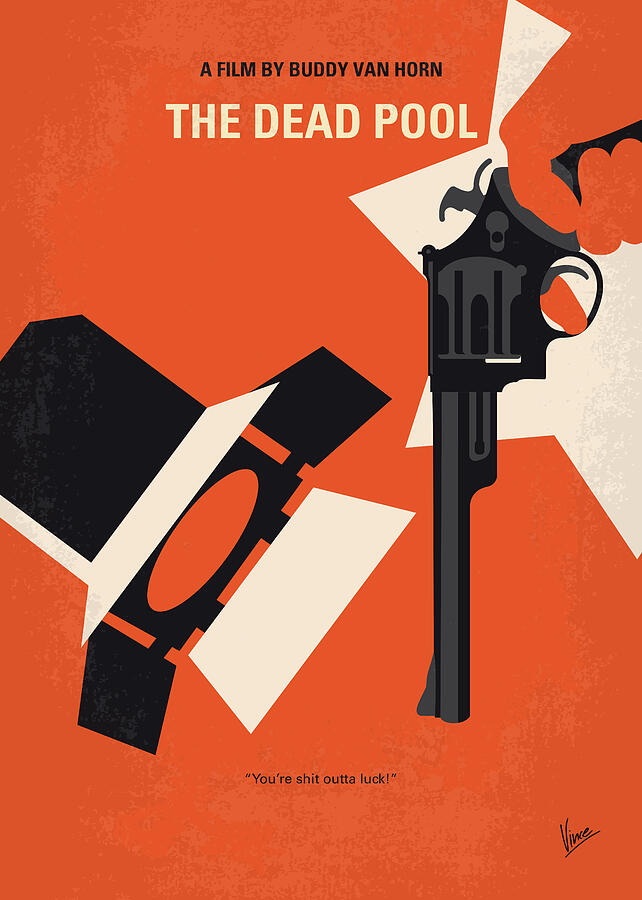 No1267-5 My Dirty Harry The Dead Pool minimal movie poster Digital Art by Chungkong Art