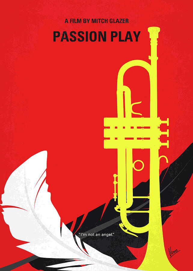 No1280 My Passion Play minimal movie poster Digital Art by Chungkong Art