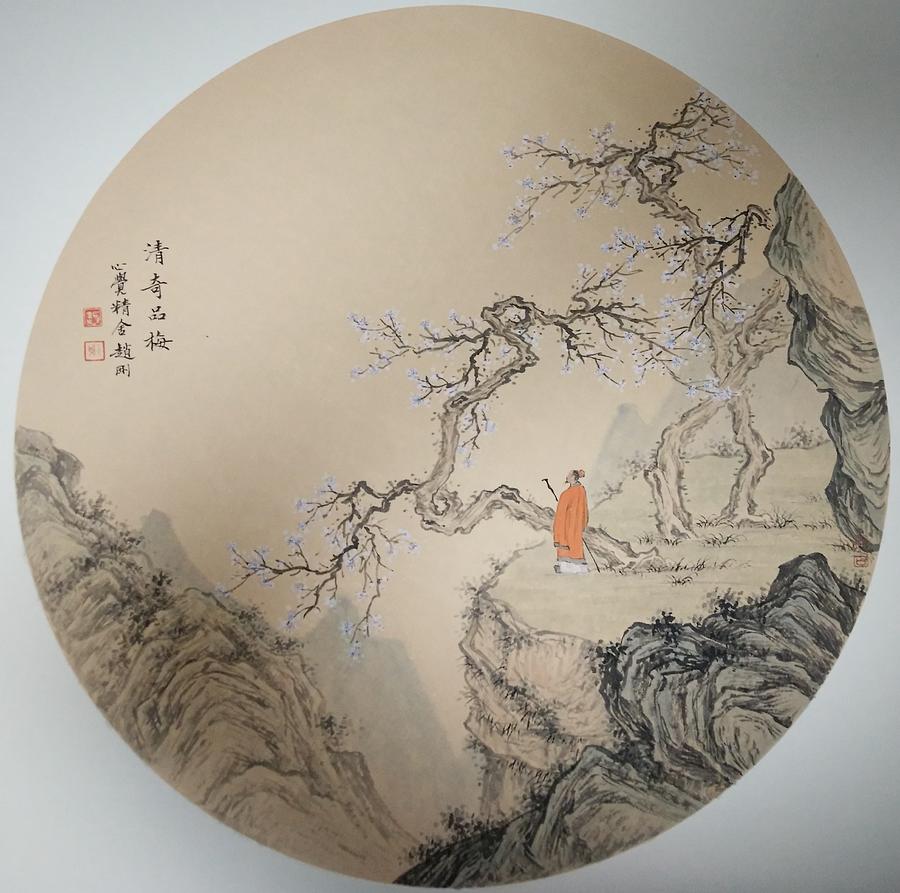 NO.16 Unusual plum blossoms Painting by Gang Zhao NO.16 Unusual plum blossoms Painting by Gang Zhao
