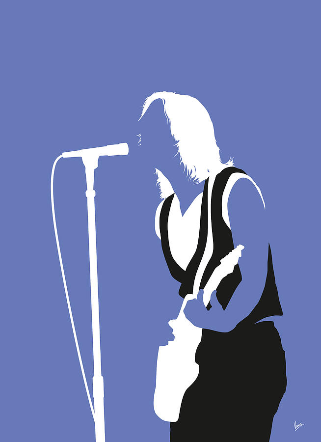 Music Digital Art - No178 MY Tom Petty-MMuP-notxt by Chungkong Art