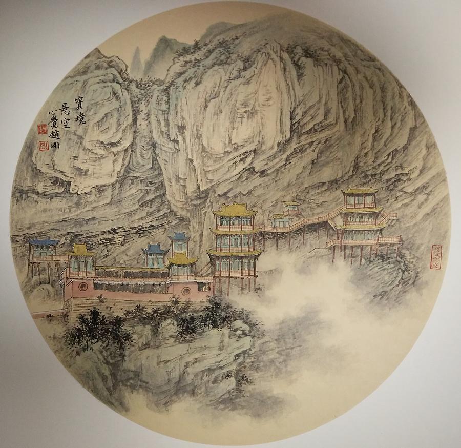NO.18Actual situation of Hanging Temple Painting by Gang Zhao NO.18Actual situation of Hanging Temple Painting by Gang Zhao