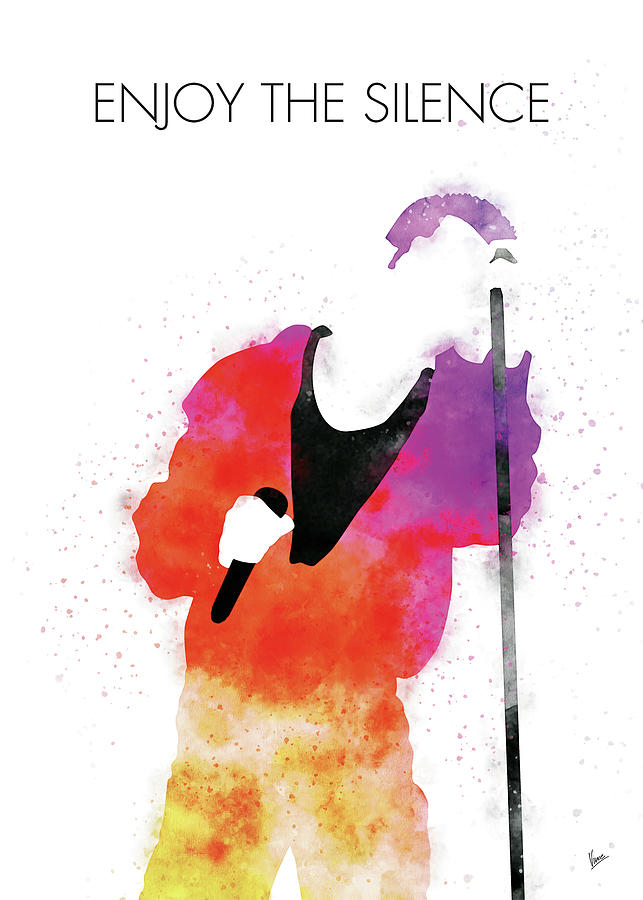 No242 MY Depeche Mode Watercolor Music poster Digital Art by Chungkong Art