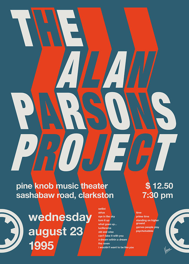 No323 MY The Alan Parsons Project Concert Poster Digital Art by ...