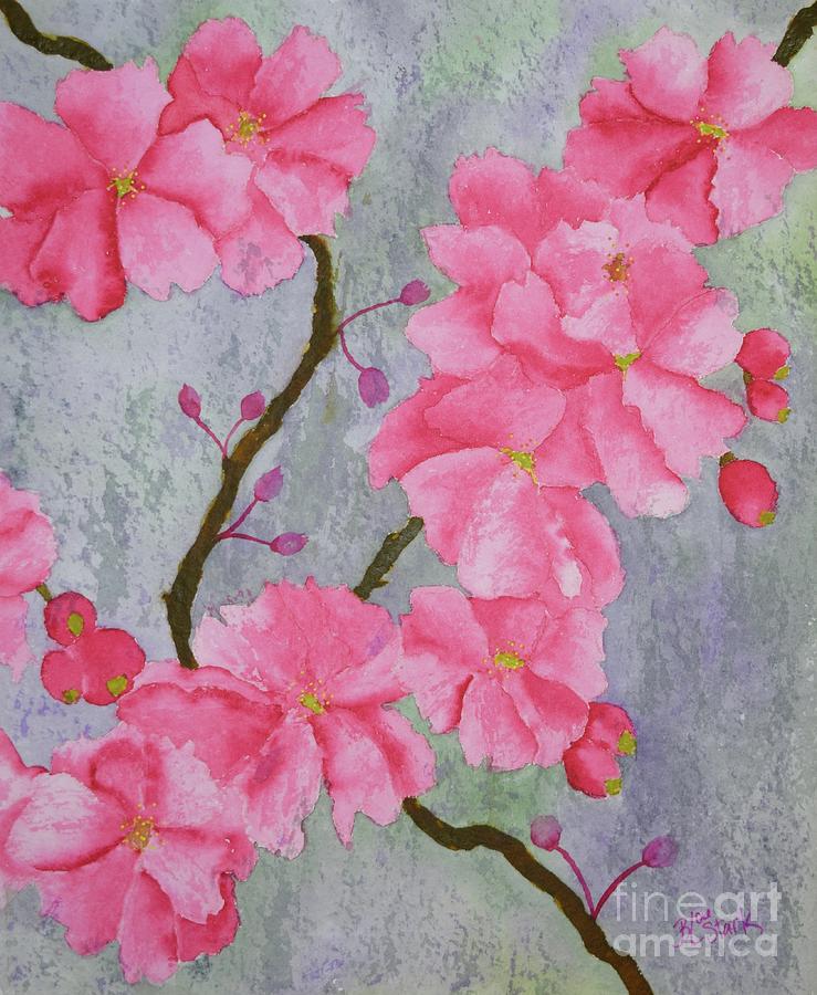 No.5 Cherry Blossoms  Painting by Barrie Stark