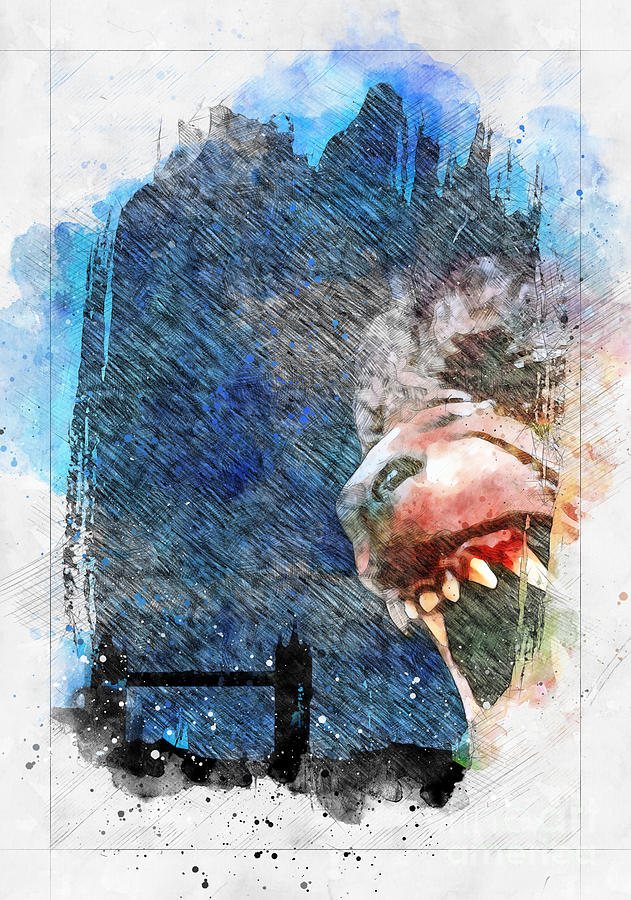 No5672 An American Werewolf In London Movie Poster Digital Art by ...