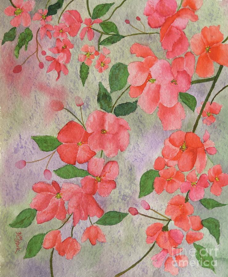 No.6 Cherry Blossoms  Painting by Barrie Stark