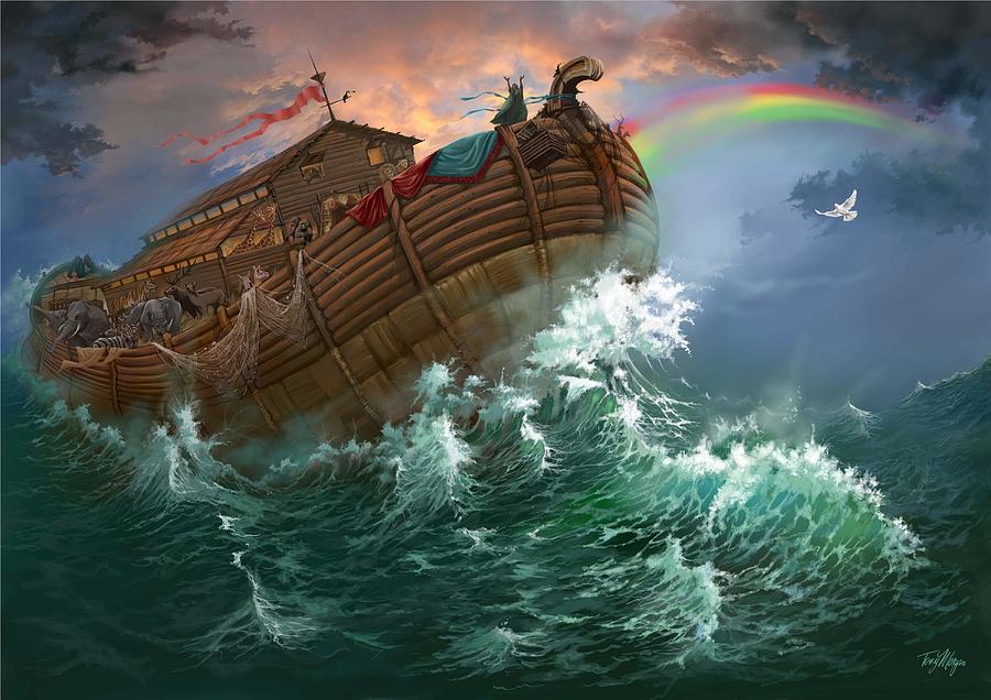 Noah Digital Art by Tony W Morgan - Fine Art America