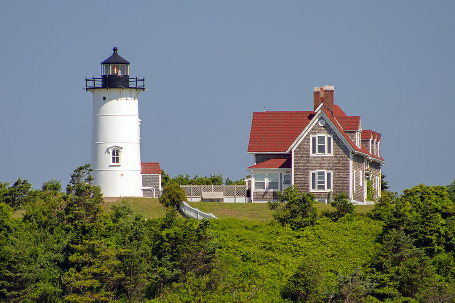 Nobska Point Light Photograph by Nautical Chartworks