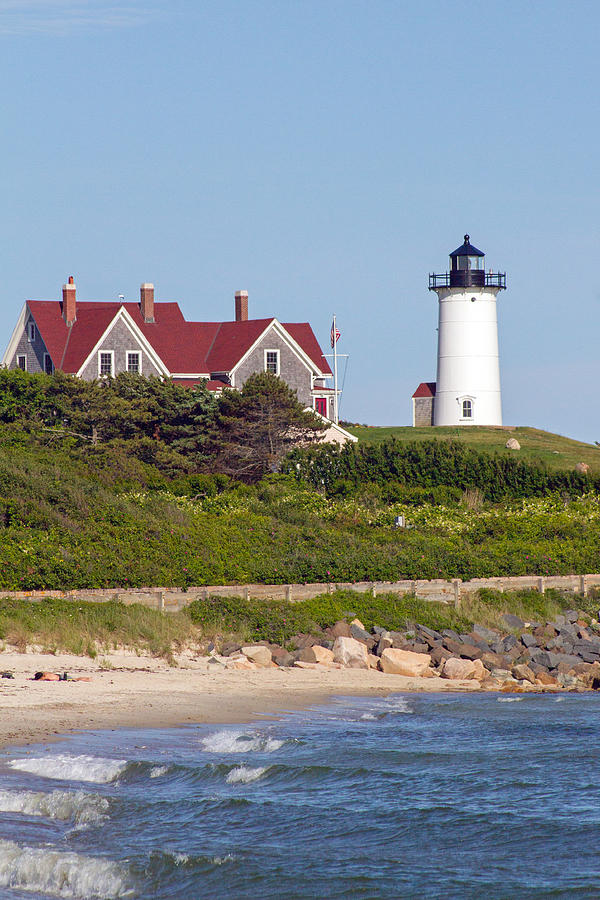 Nobska Point Lighthouse  Photograph by Nautical Chartworks