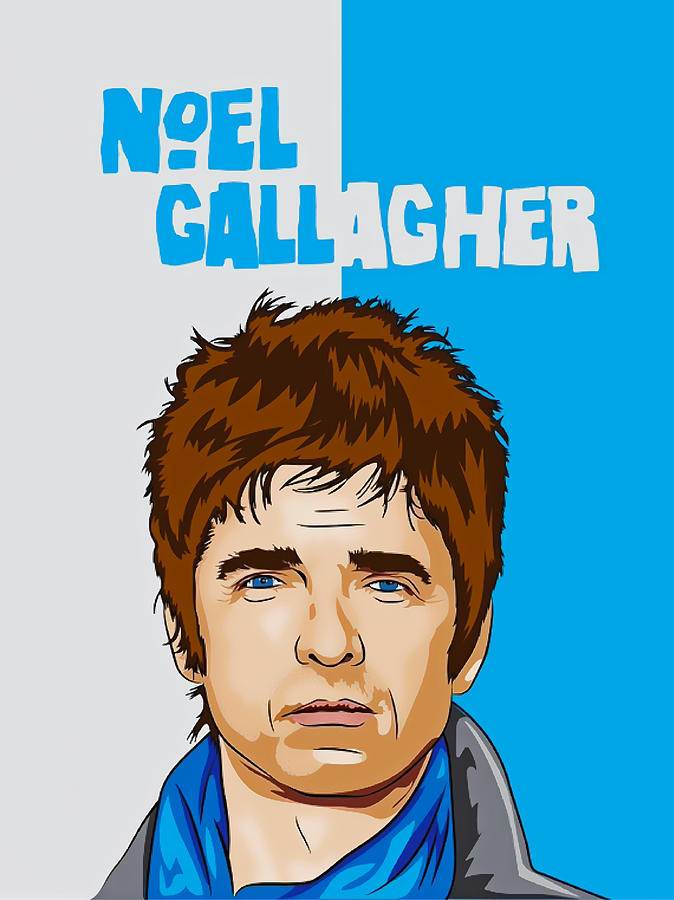 Noel Gallagher Digital Art