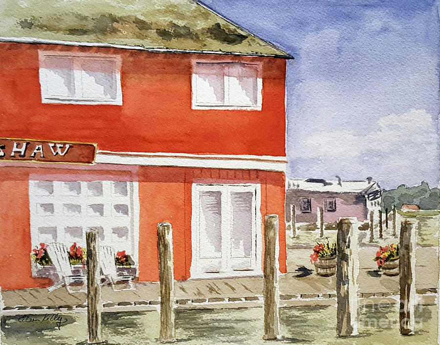 NOFO Scrimshaw Greenport Painting by Eileen Kelly