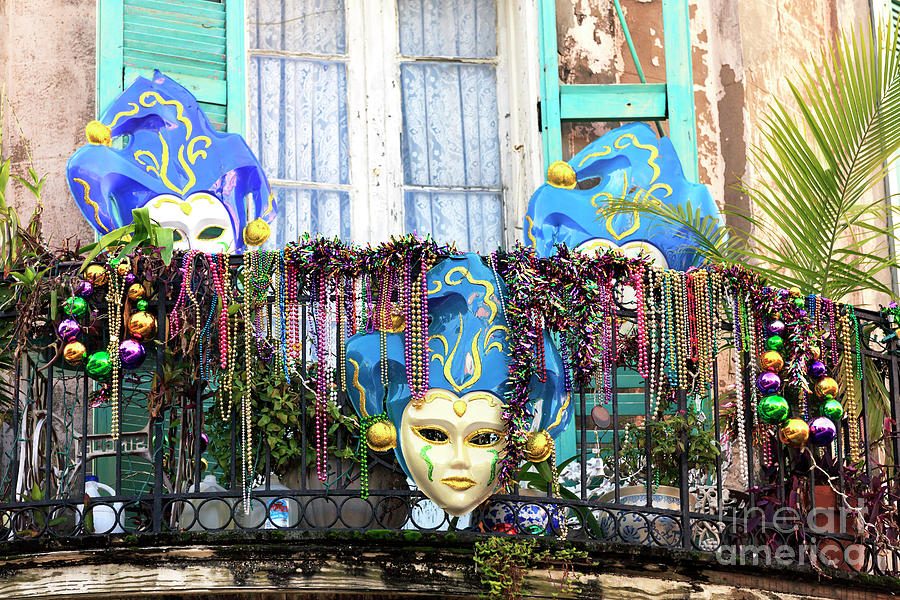 NOLA Balcony View In The French Quarter Photograph By John Rizzuto ...