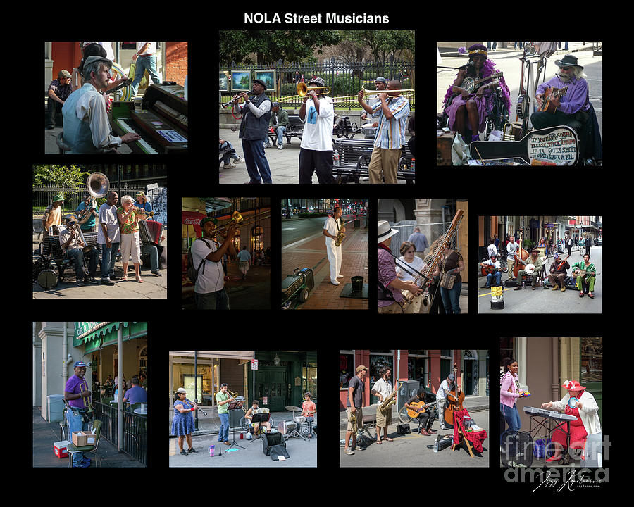 NOLA Street Musicians Photograph by Izet Kapetanovic