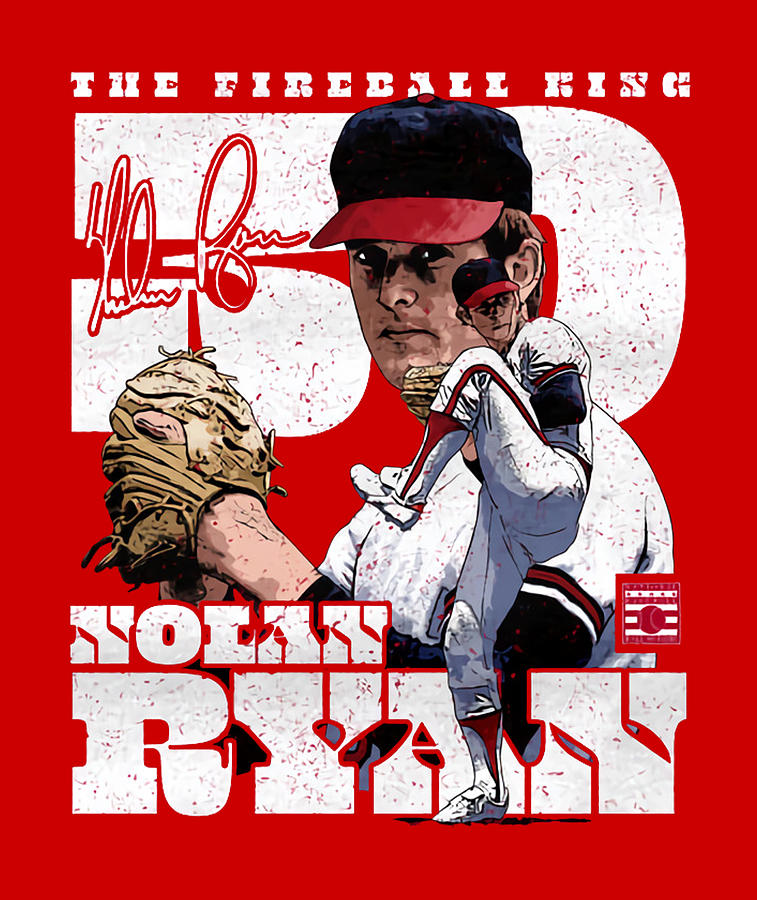 Nolan Ryan Throwback Dual Digital Art by Kelvin Kent | Pixels