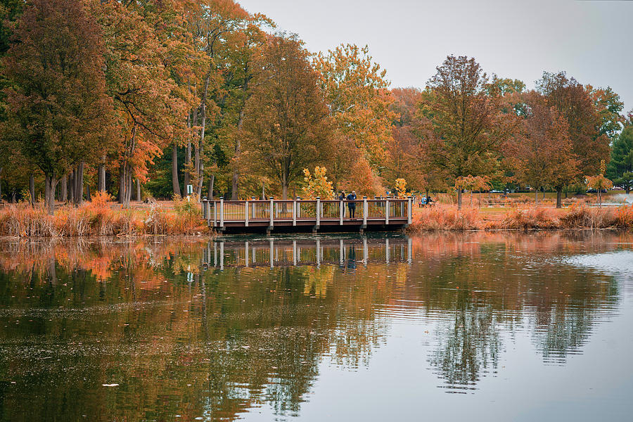 Nomahegan Park Lakeside View Fall 2020 Photograph by Daniel