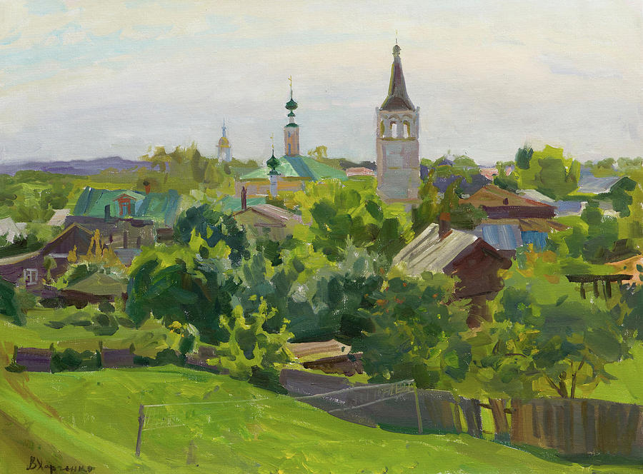 Noon In Suzdal Painting