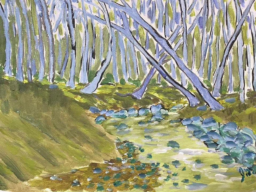 Norbeck Meadows Creek Painting by John Macarthur
